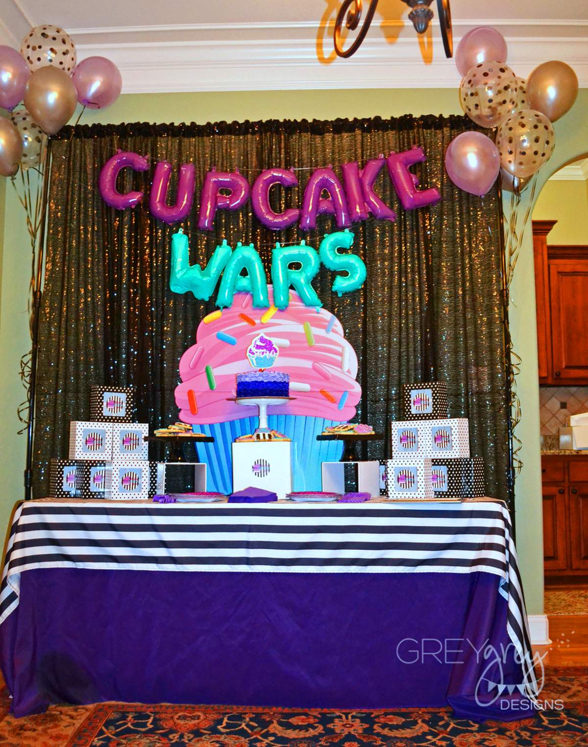 Sara's Cupcake Wars Party - Cupcake Wars