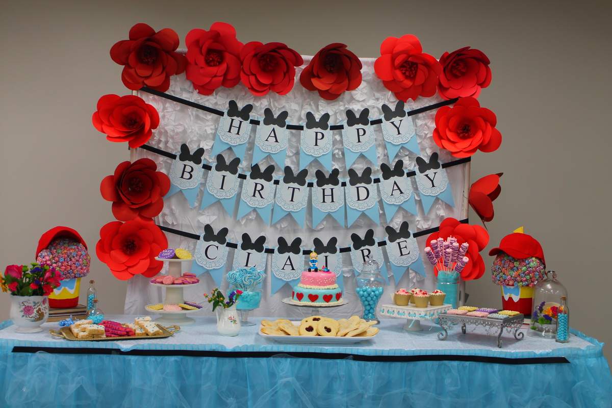 Claire’s Alice in Wonderland Party - Alice in Wonderland