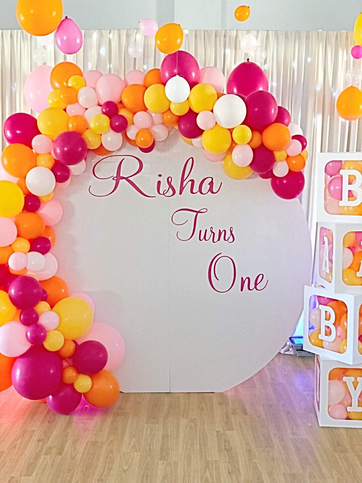 1st Birthday Celebration  - Tropical colours 