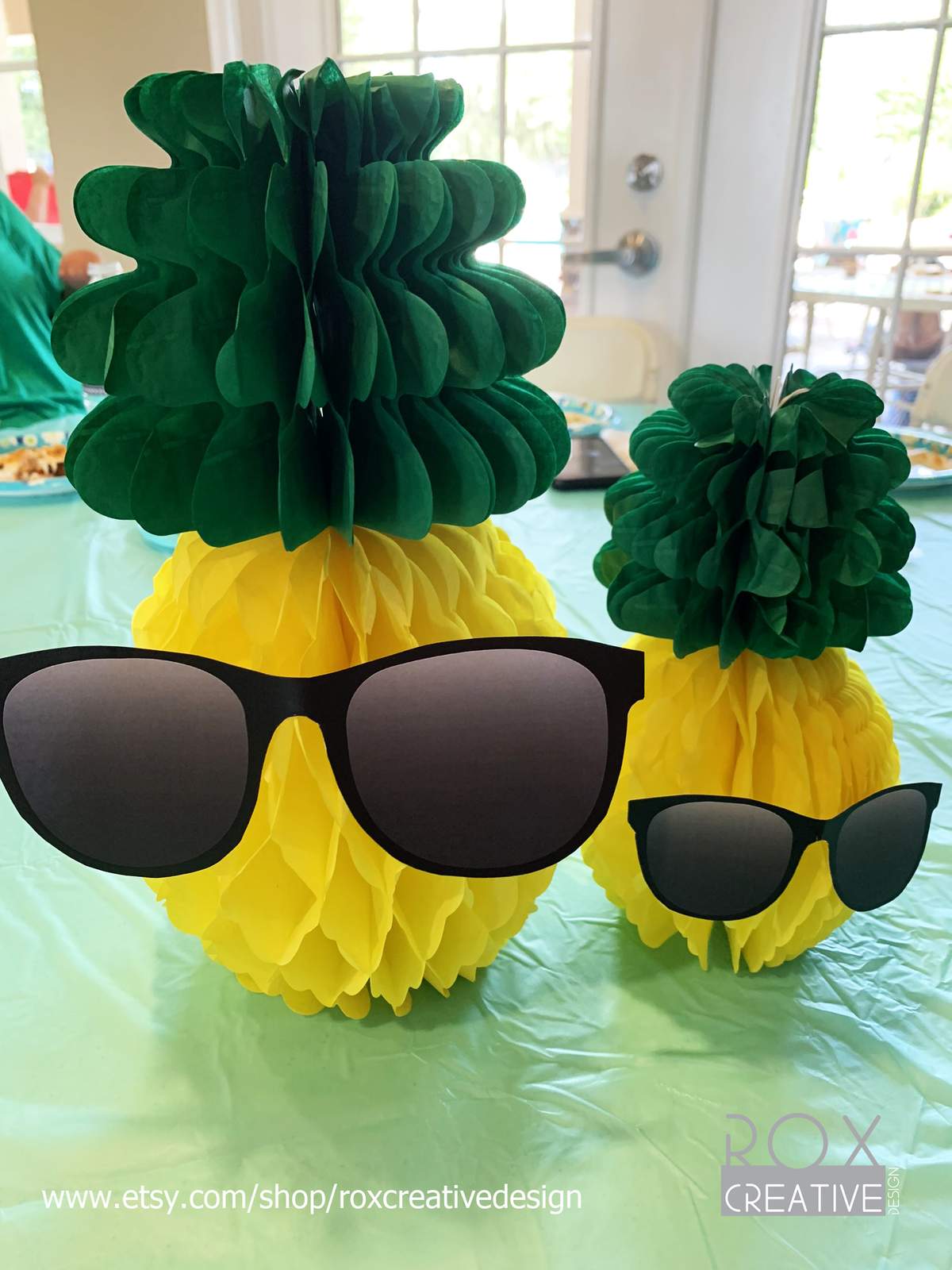 Pineapple Summer / Baby Shower "Summer Pineapple Baby Shower Party