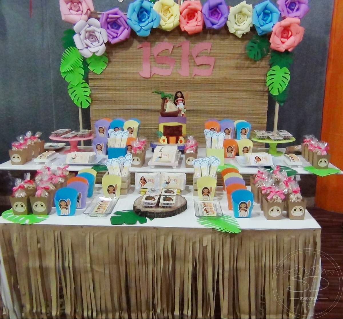 Isis' Moana birthday party - Moana
