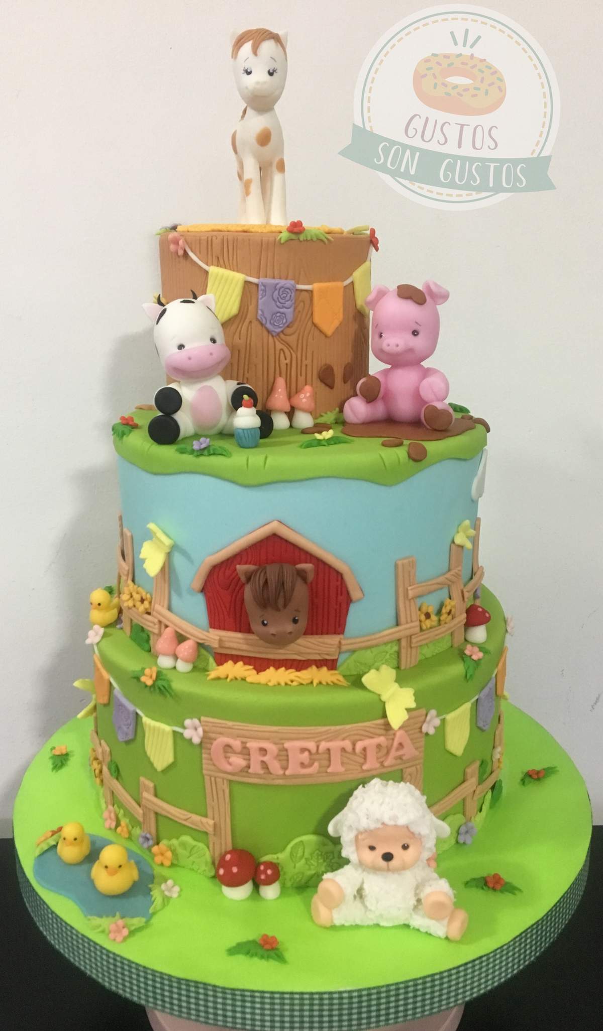 Pastelería personalizada de la granja - Granja de Gretta 