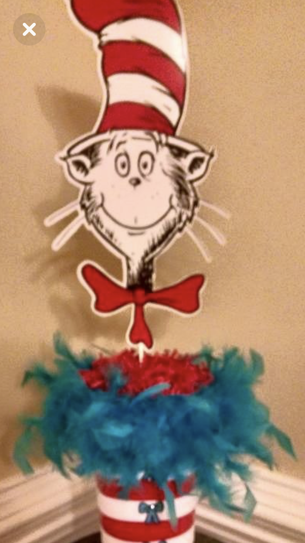 BJ’s first birthday party  - Cat in the Hat