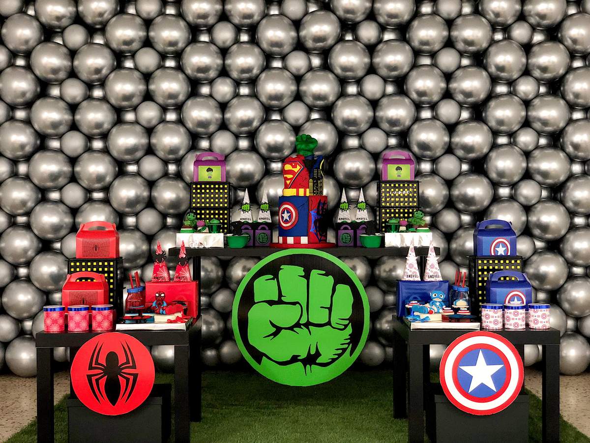 Andyel Superhero Birthday Party - Super Hero