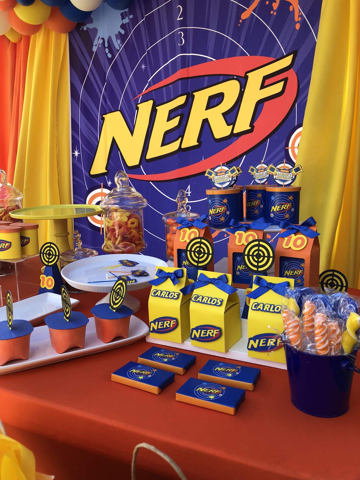 Nerf Birthday Party Ideas Photo 4 of 7 Catch My Party