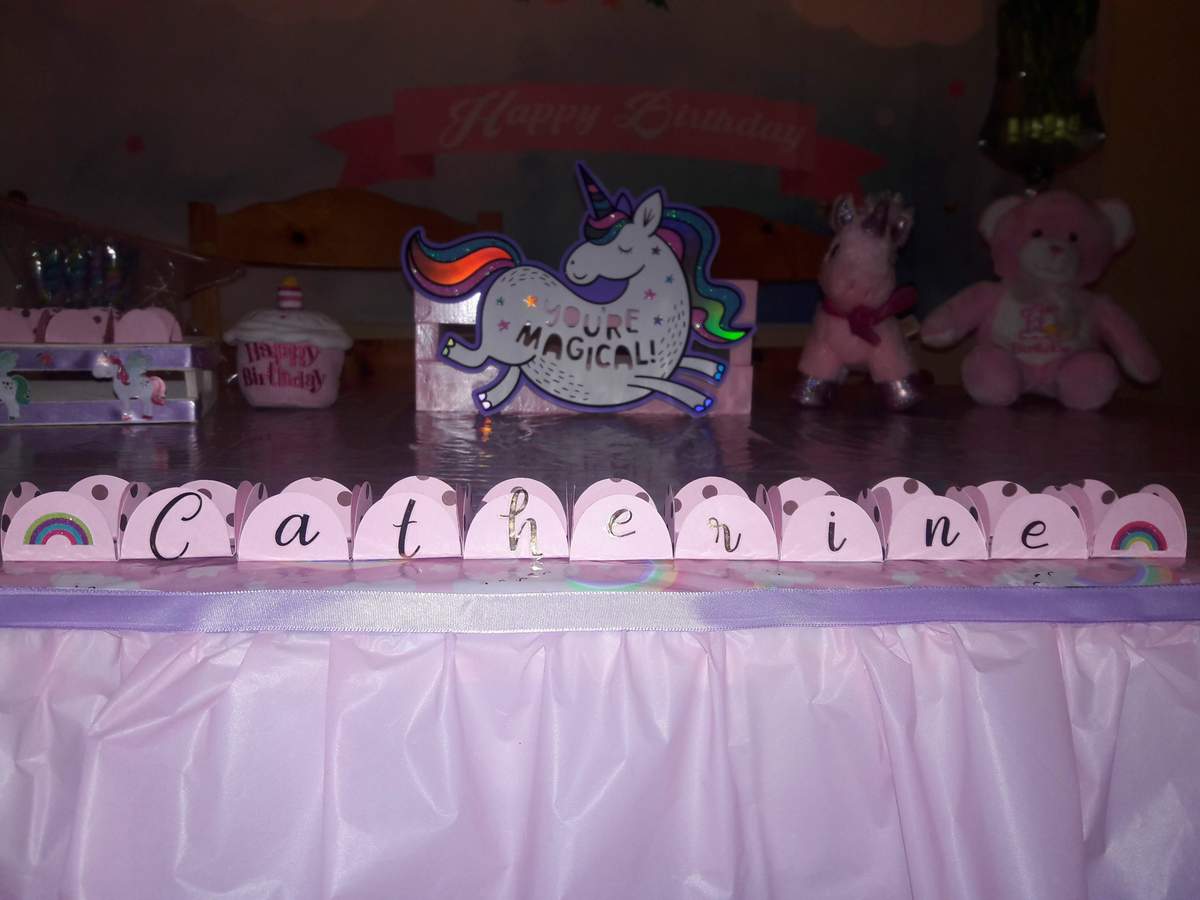 Catherine’s 1st unicorn birthday party  - Unicorn 