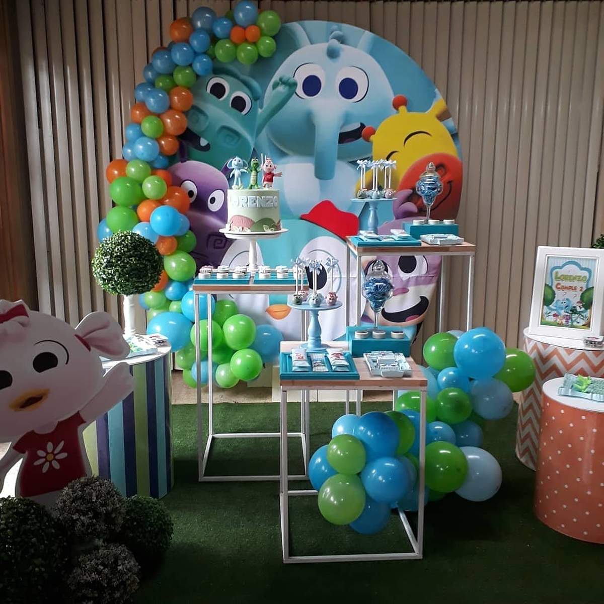  Lorenzo's  Las Canciones del Zoo 2nd Birthday Party - 2 years - Lorenzo - Las Canciones del Zoo