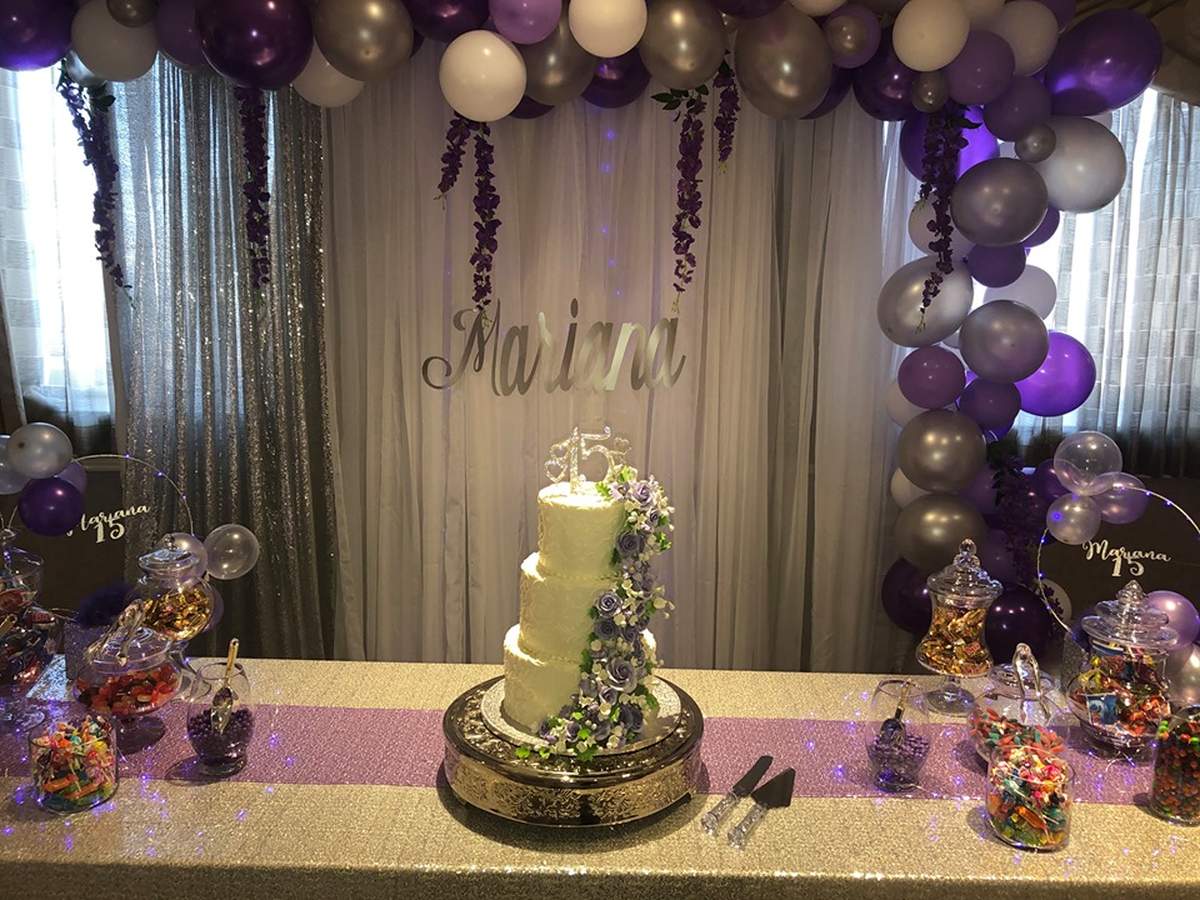 Mariana's 15 - All things Purple and Silver