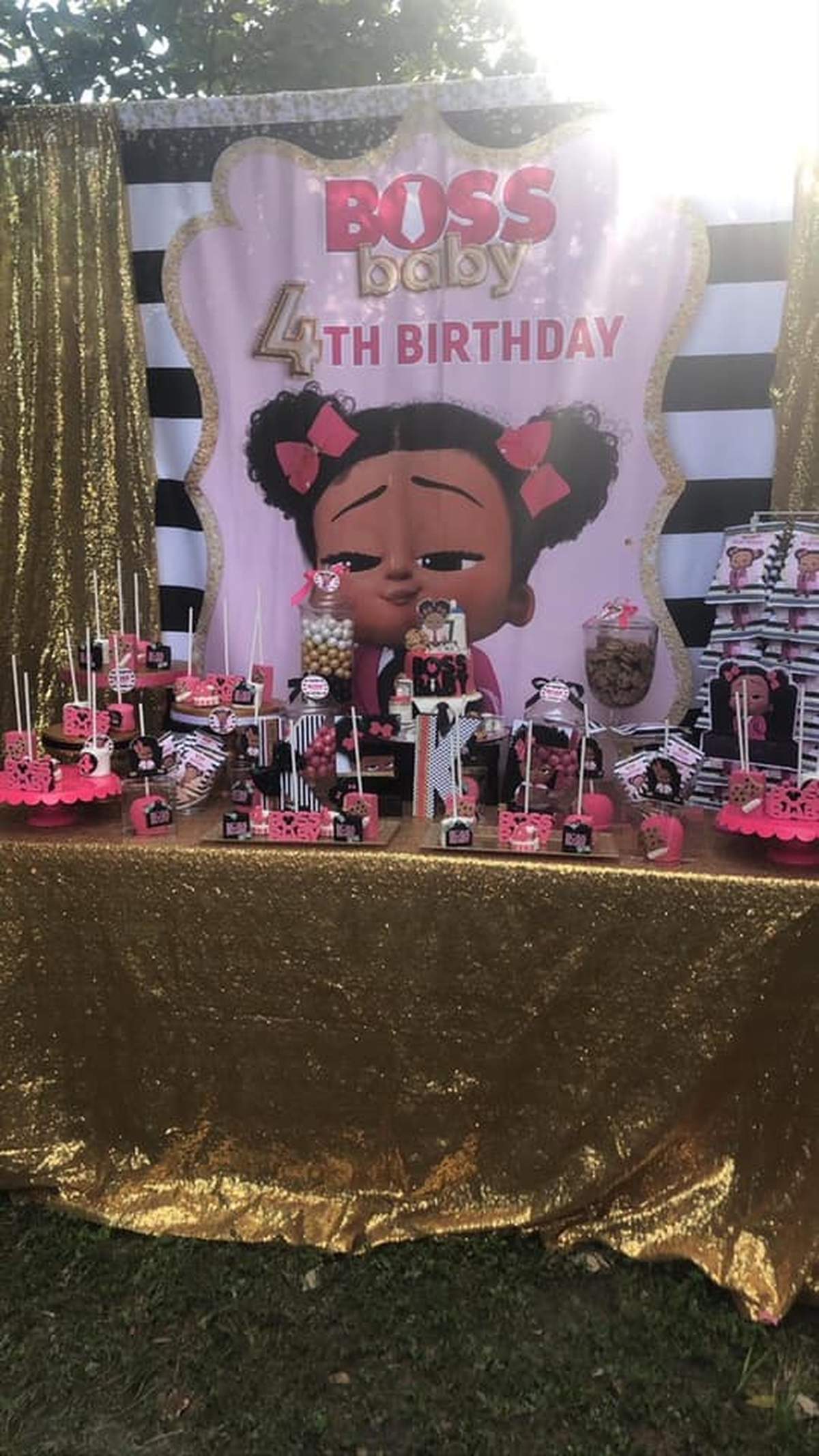 Boss Baby KeKe 4th Birthday  - Boss Baby Girl 