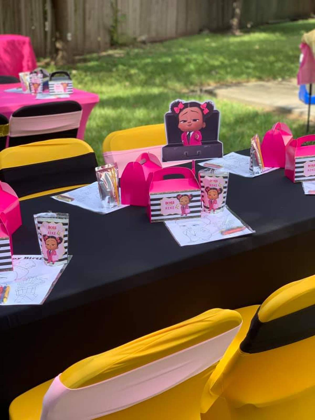 Boss Baby Girl Birthday Party Ideas Photo 1 of 11 Catch My Party