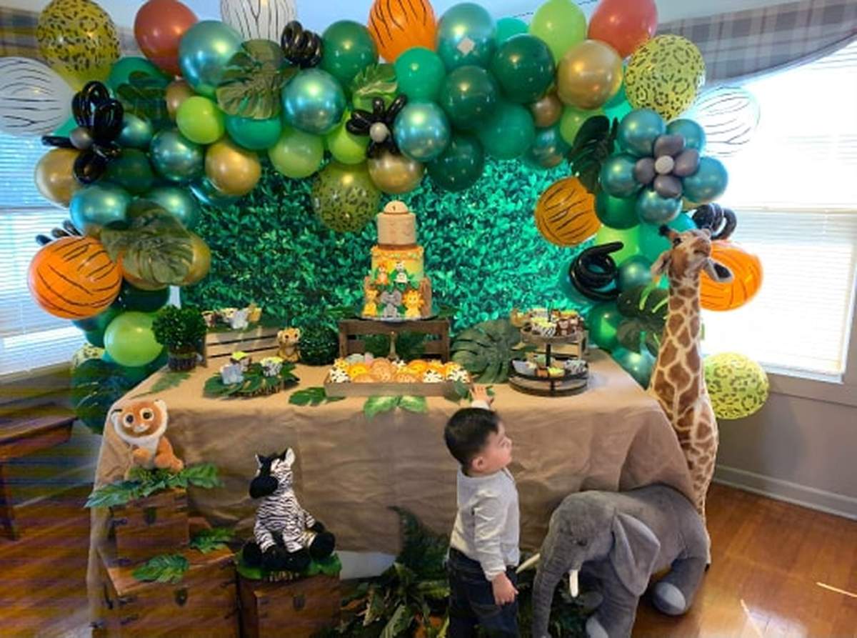 Happy Birthday Little Monkey - Safari