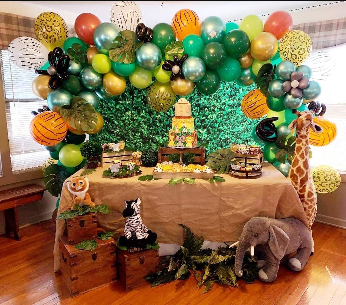 Safari Birthday Party Ideas Photo 7 Of 23 Catch My Party