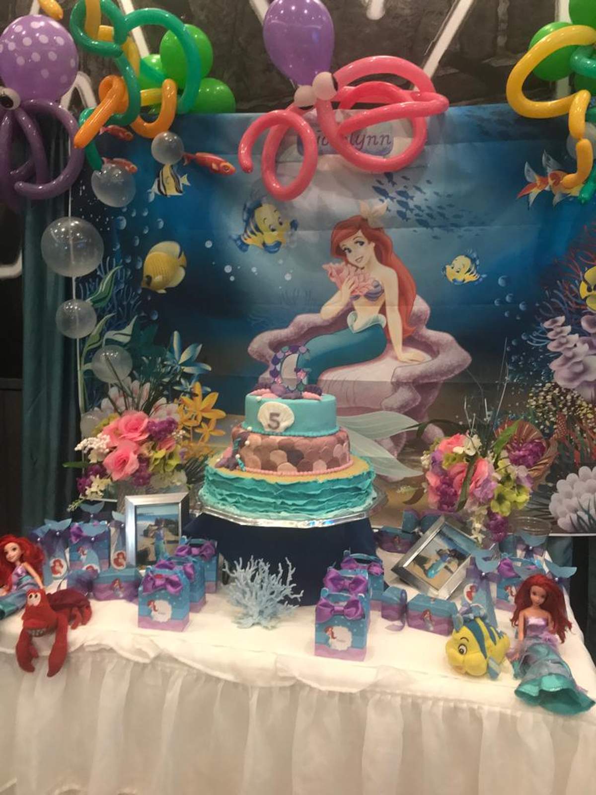 Gioselynn little Mermaid party  - Ariel   little Mermaid (Disney movie)