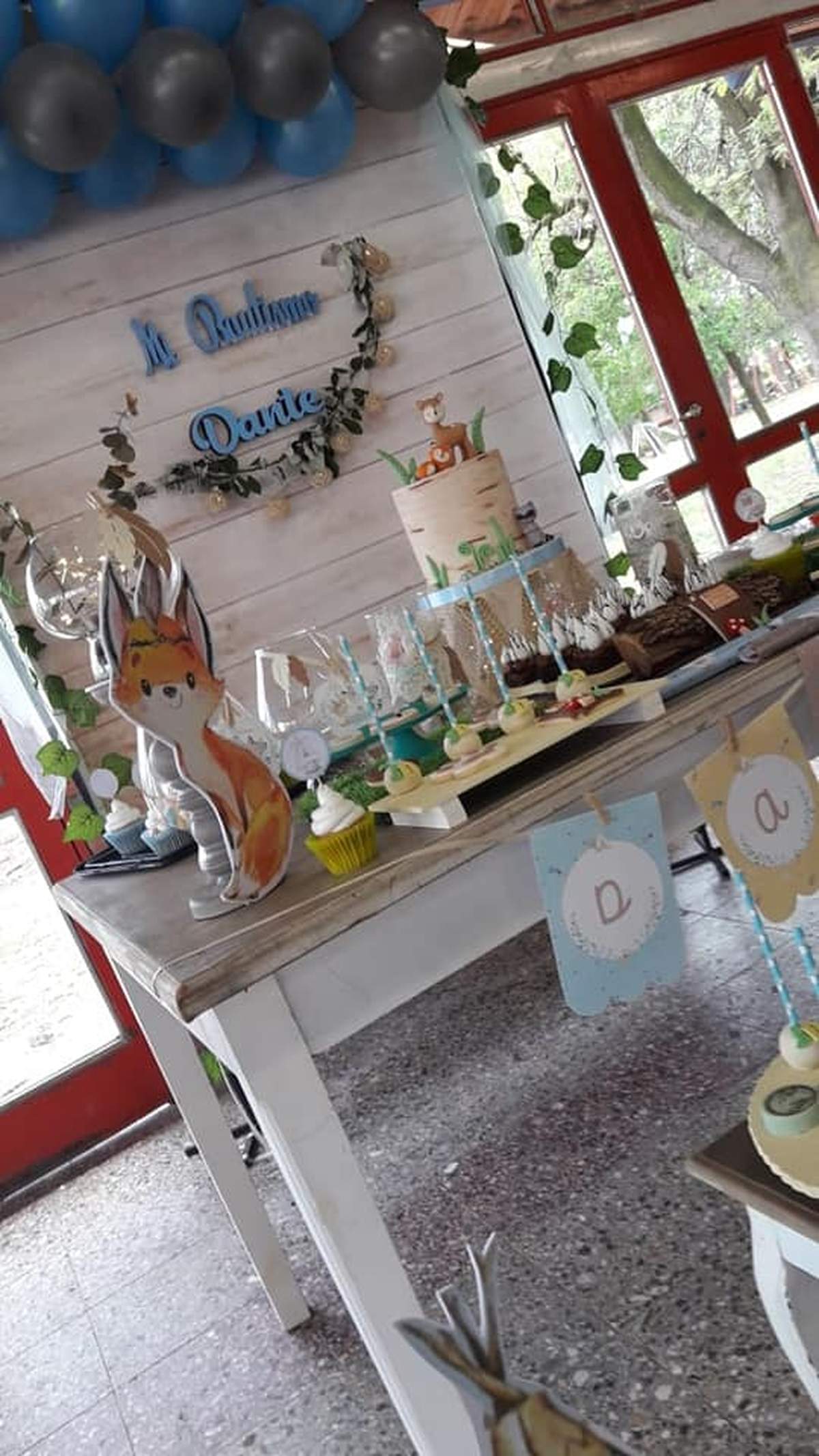 woodland animals Baptism Party Ideas Photo 1 of 11 Catch My Party