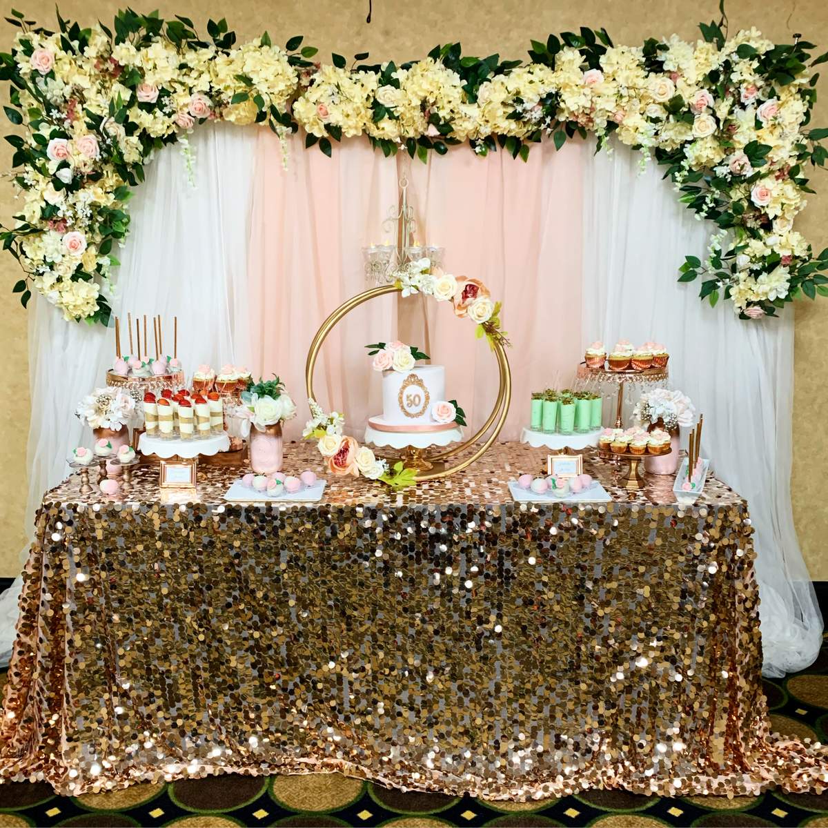 Blooming florals 50th Birthday  - 50th Birthday