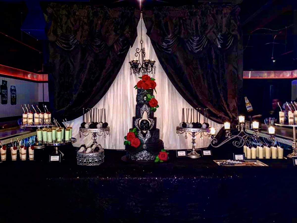 Dark Victorian Goth Wedding  - Halloween Wedding 