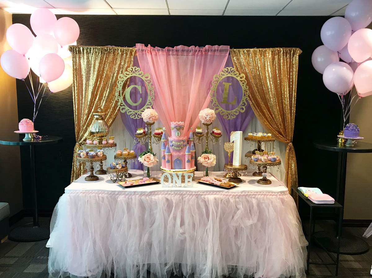 Twincess 1st Birthday  - Princess 1st Birthday 