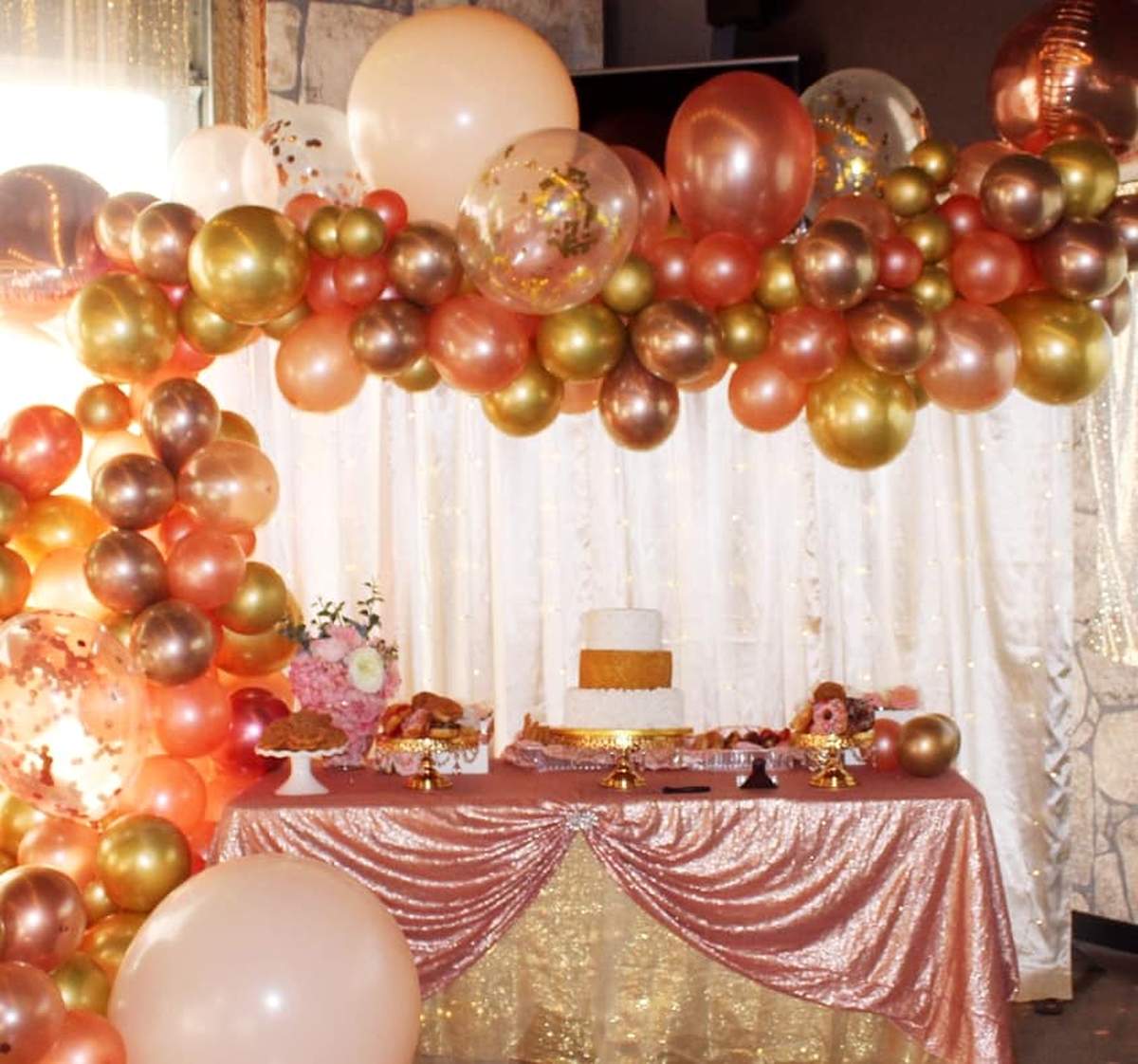 Sweet Elegance - Rose Gold and Gold