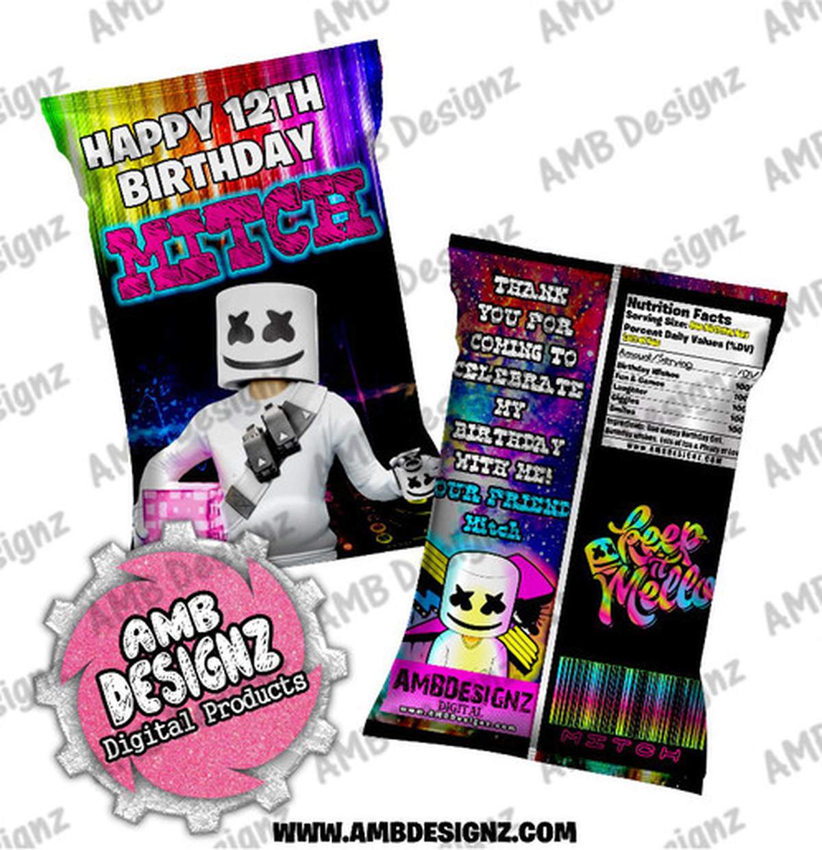 DJ Marshmello Birthday Party Ideas Photo 1 of 13 Catch My Party