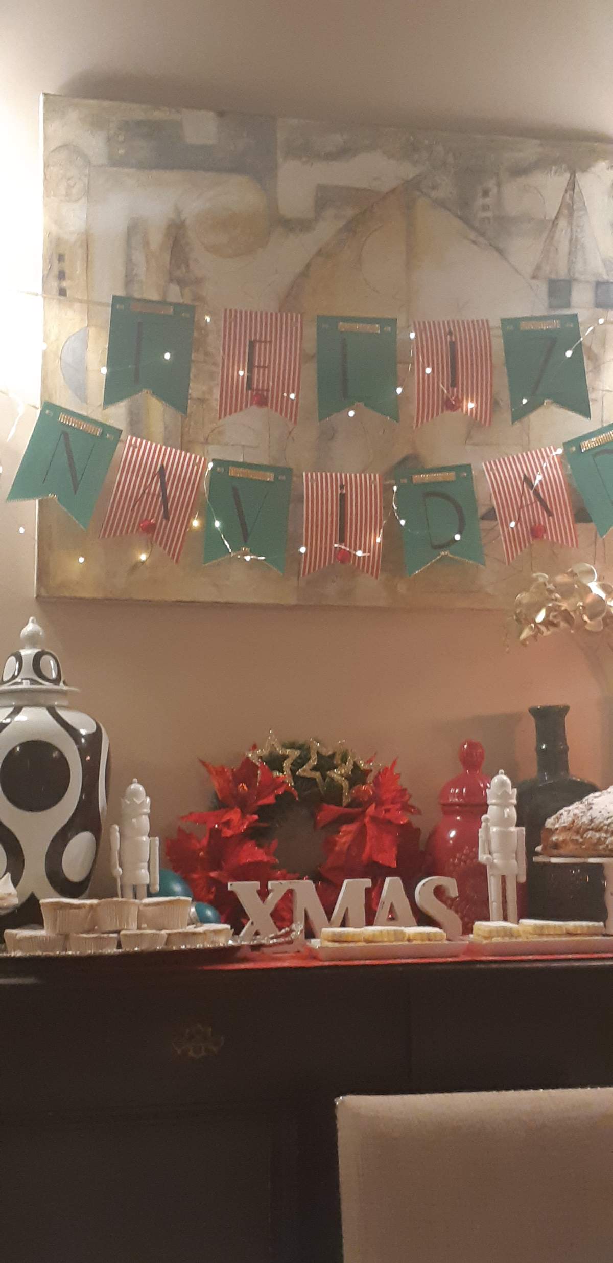 Our homemade Christmas - Red, gold and green Christmas