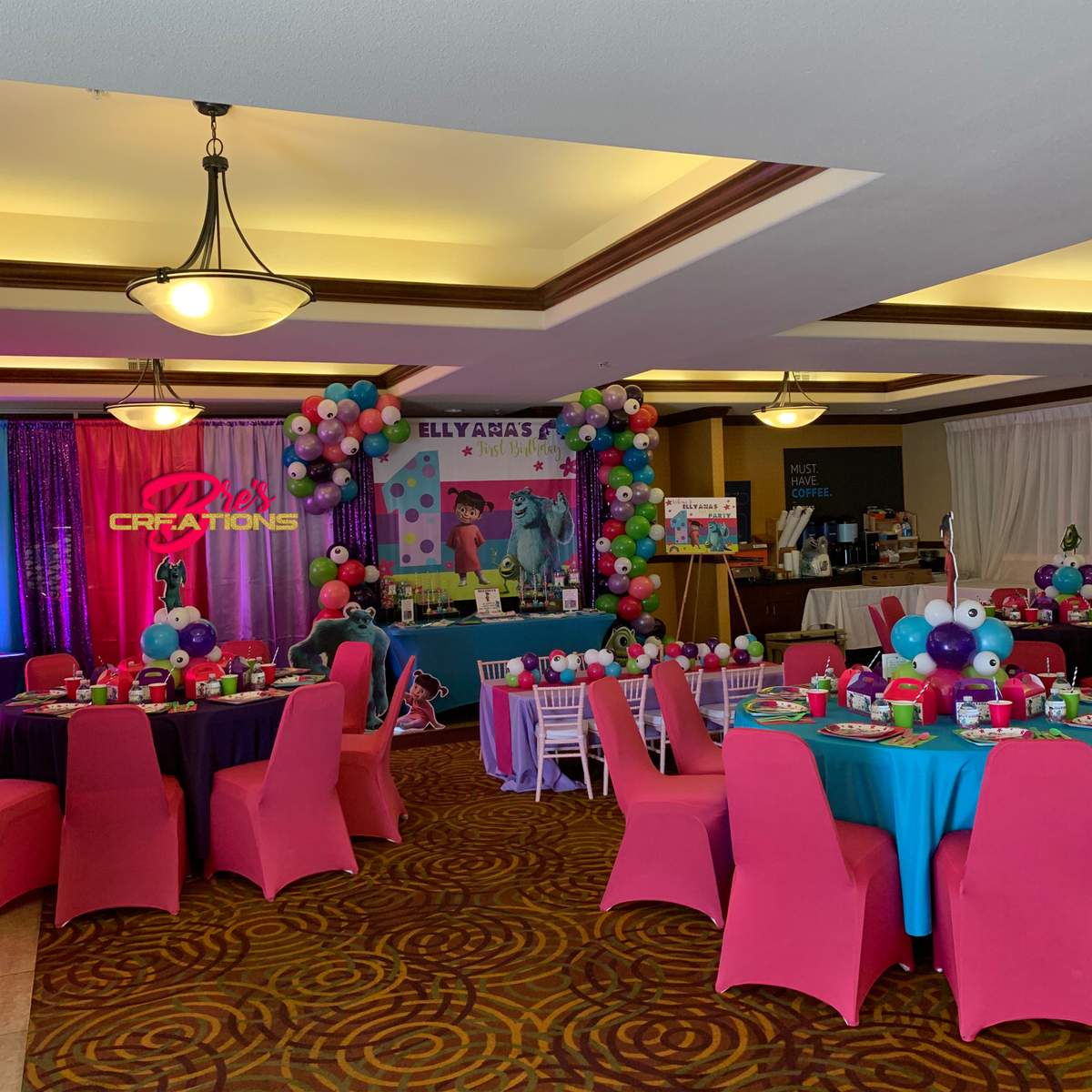 Ellyana’s 1st Birthday  - Monsters Inc Inspired 