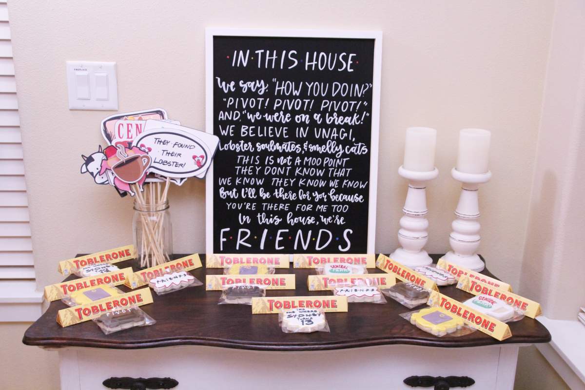 Friends Birthday Party Ideas Photo 10 of 17 Catch My Party