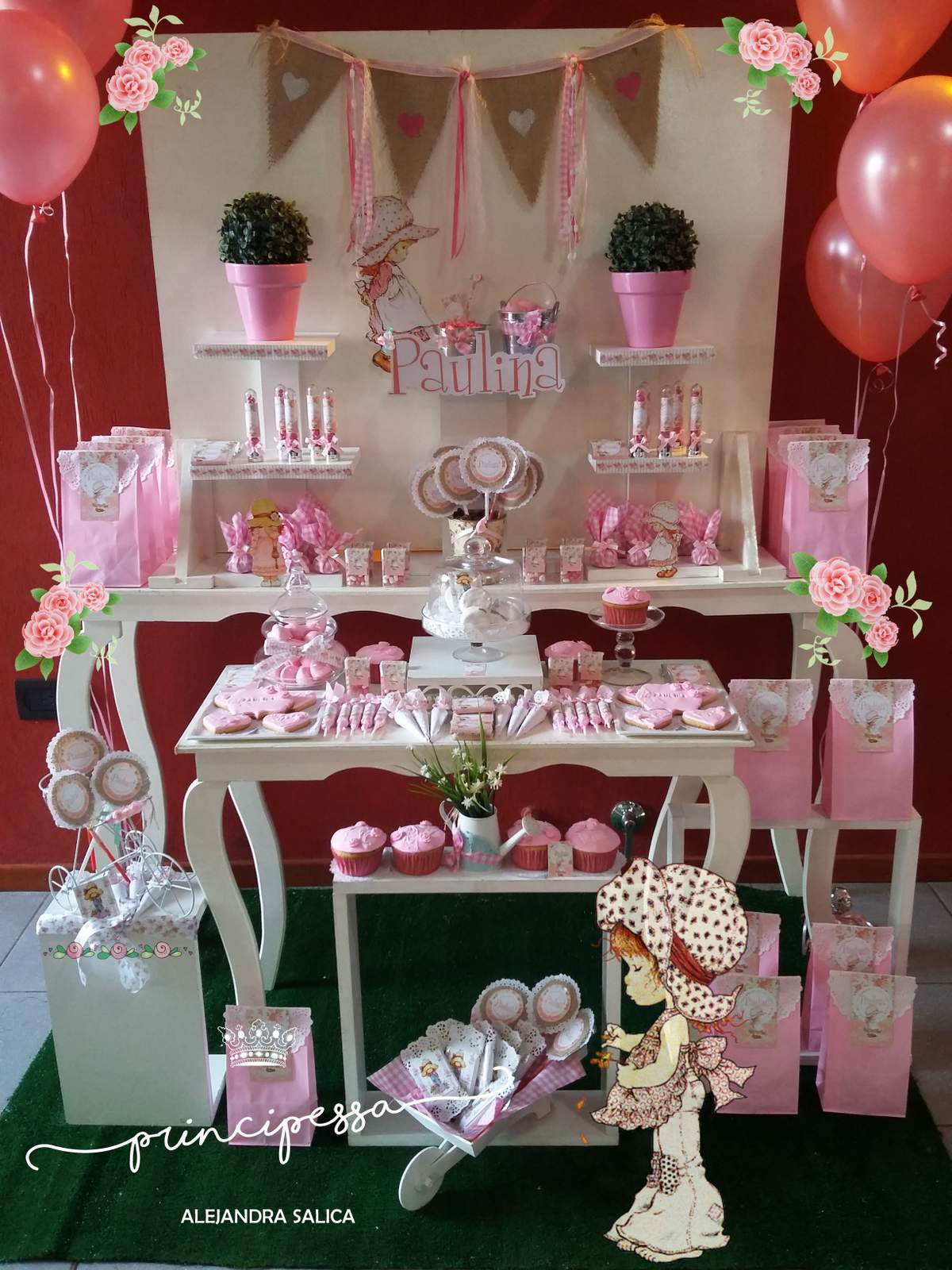 Romántica y dulce Sarah Kay para el primer añito de Paulina - Sarah kay