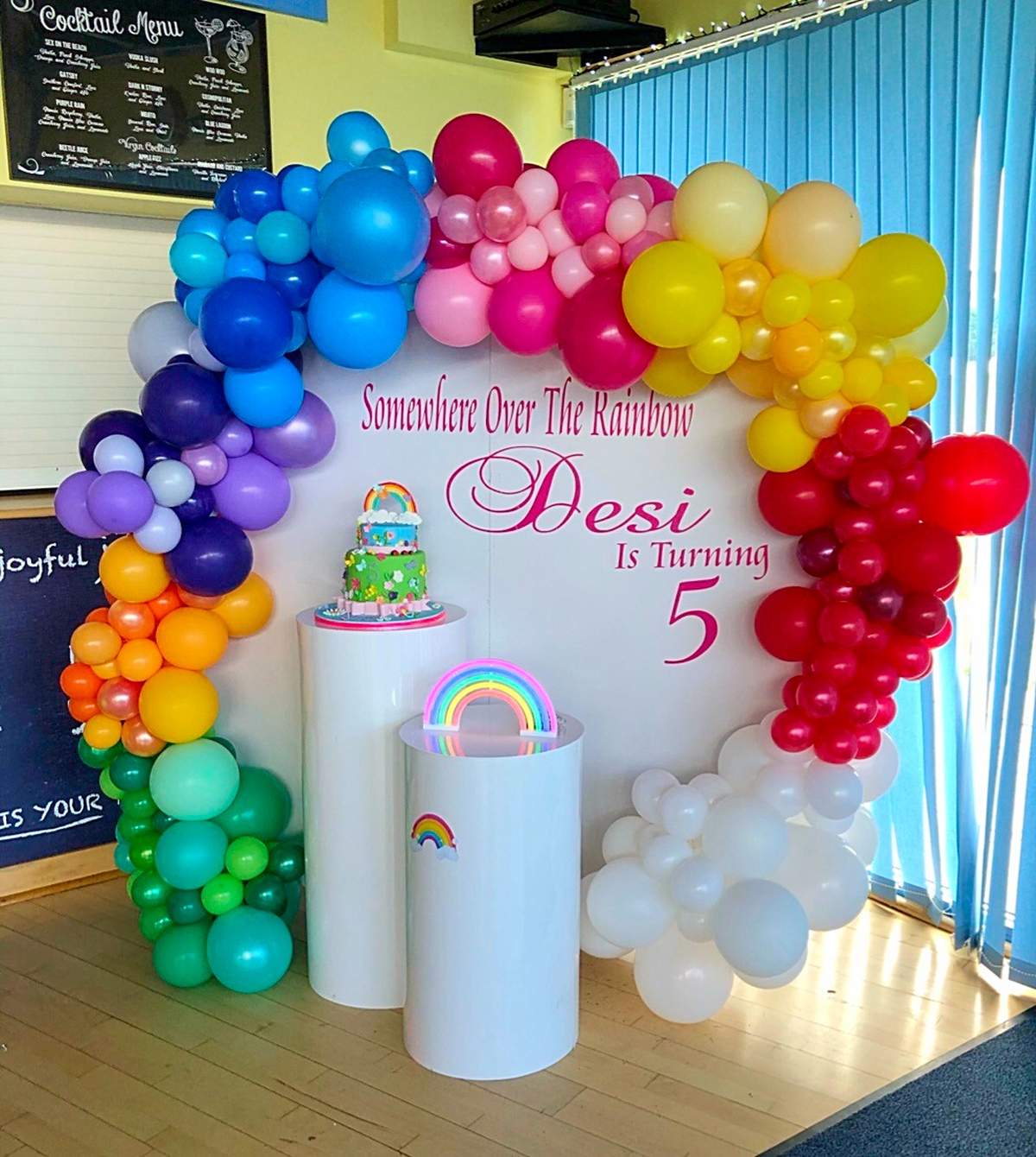 Desi’s Rainbows & Flowers 5th Birthday Bash - Rainbows & Flowers