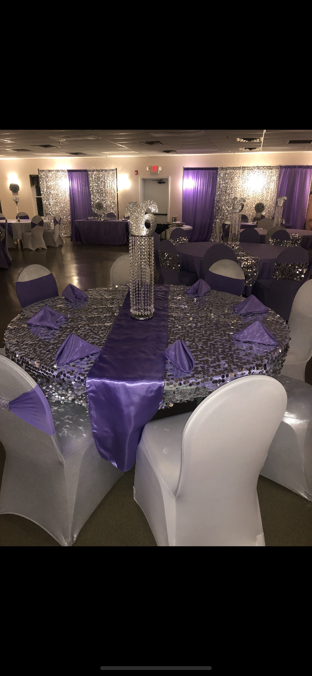 Sweet 16 - Lavender silver and white Fairytale sweet 16