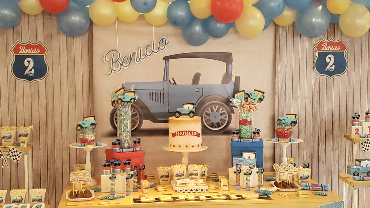 Cumple #2 de Benicio - Autos vintage