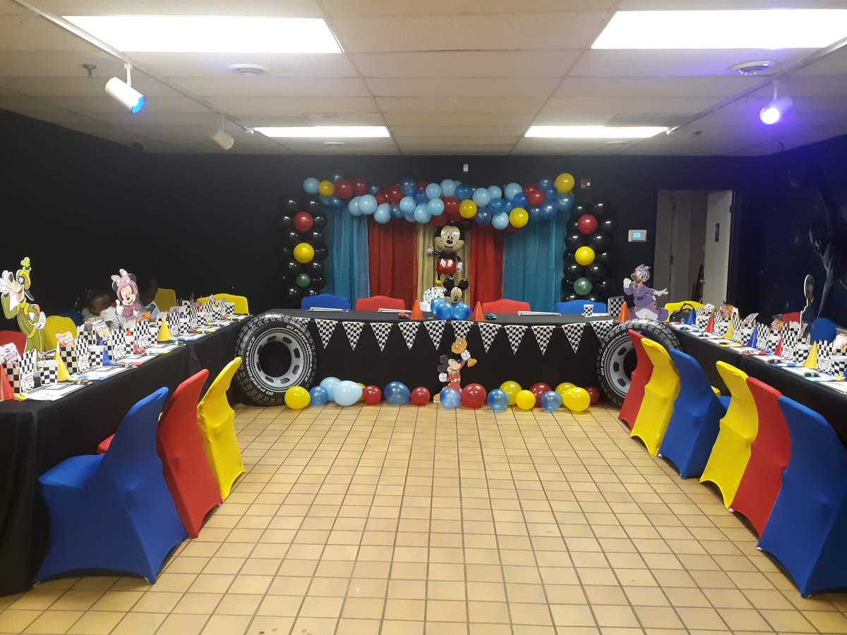 Khari's Roadster Racer 1st Birthday  - MICKEY MOUSE 
