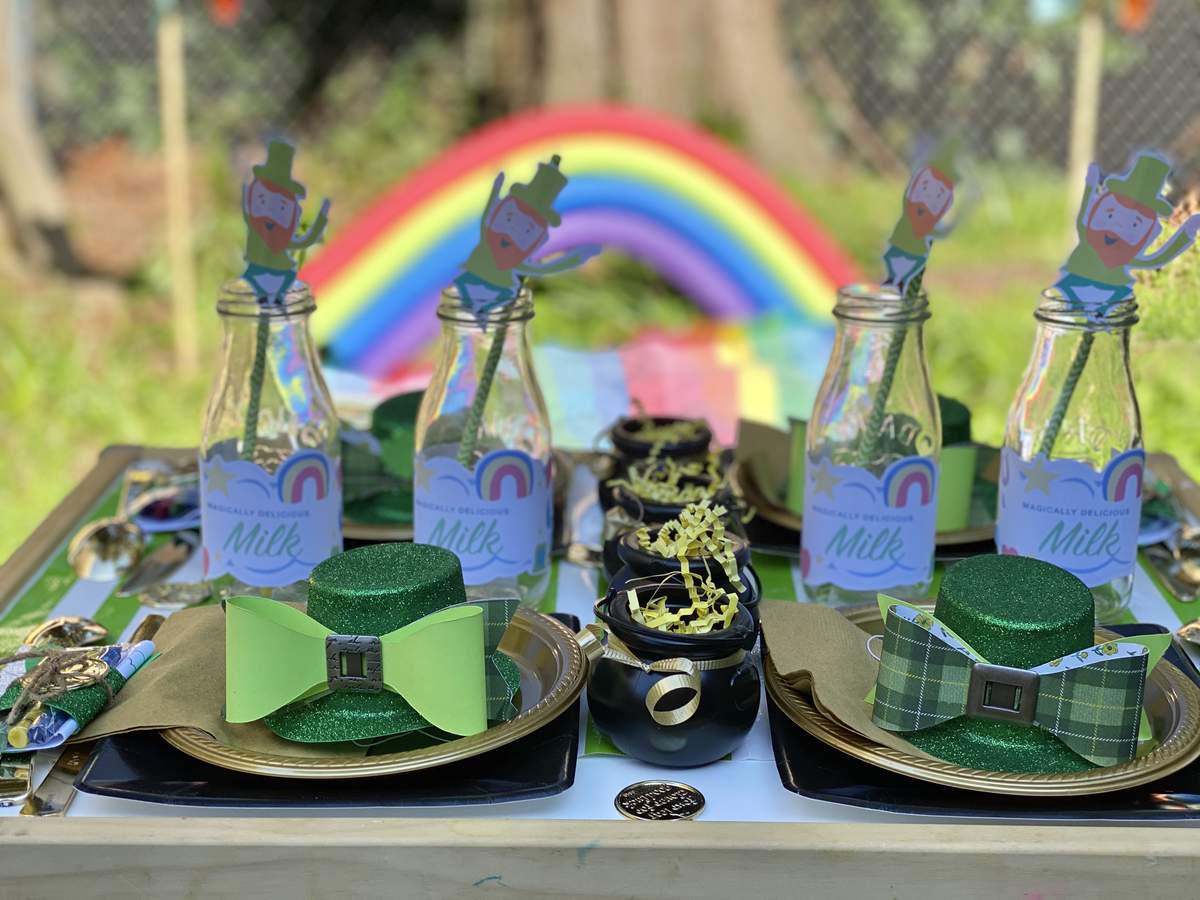 Catch the Rainbow - Rainbows, Leprechaun, Green Clovers 