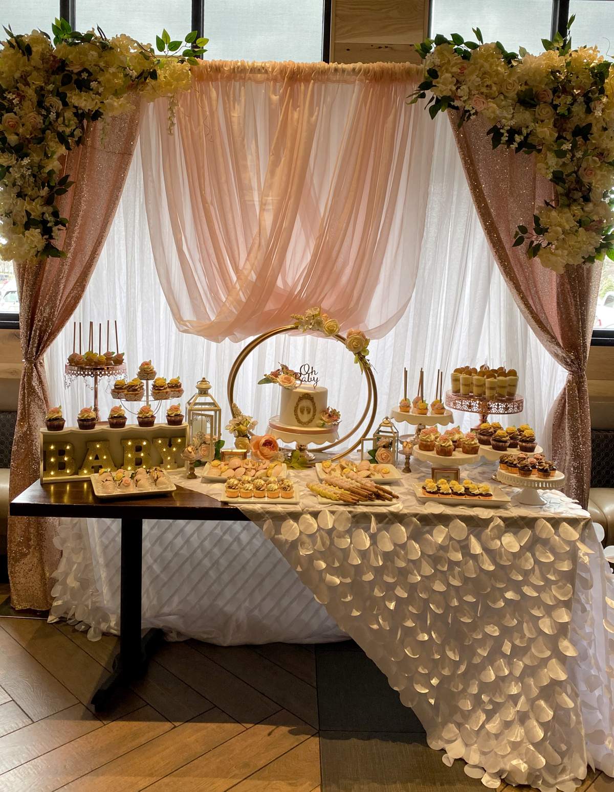 Baby in Bloom Baby Shower - Rose Gold and Florals