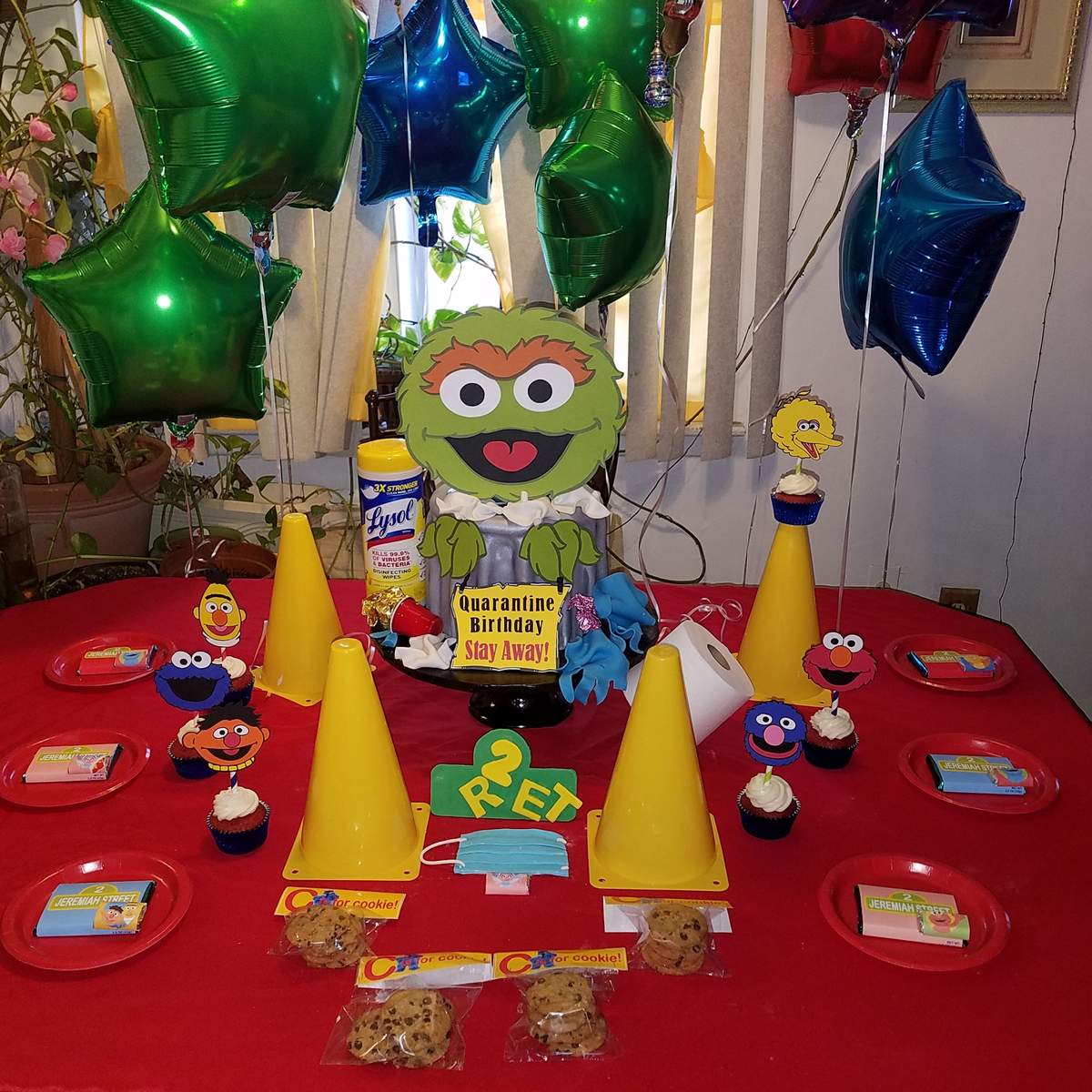Oscar the Grouch/Sesame Street Birthday Party Ideas | Photo 1 of 18 | Catch My Party