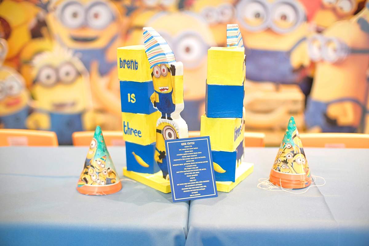 Despicable Me Minions Birthday Party Ideas Photo 9 Of 12 Catch My Party