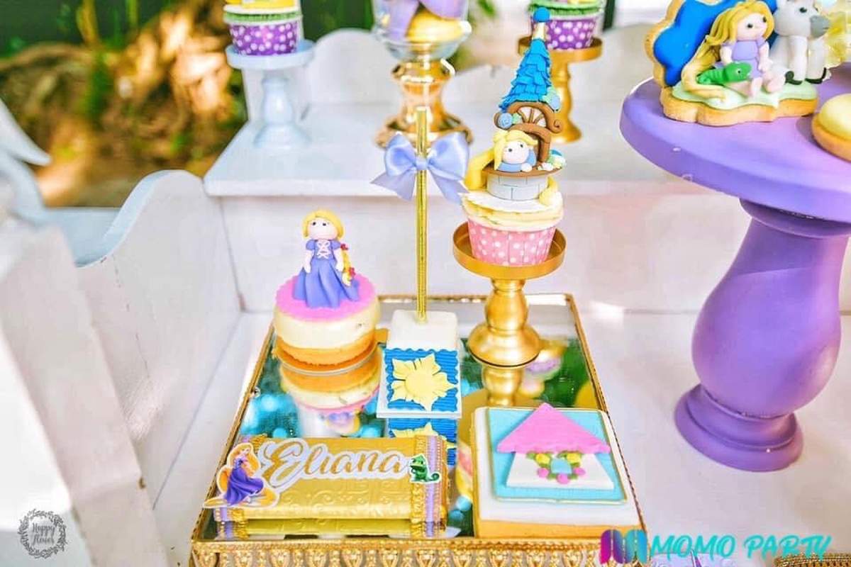 eliana turns one - tangled party theme