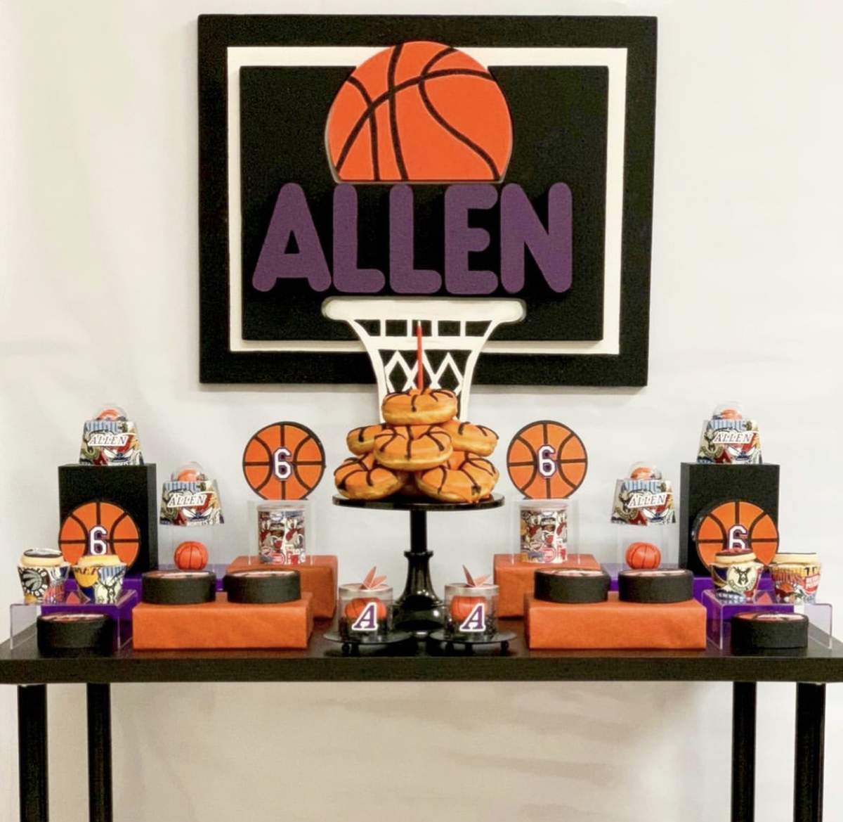 NBA Birthday Party Ideas Photo 3 of 9 Catch My Party