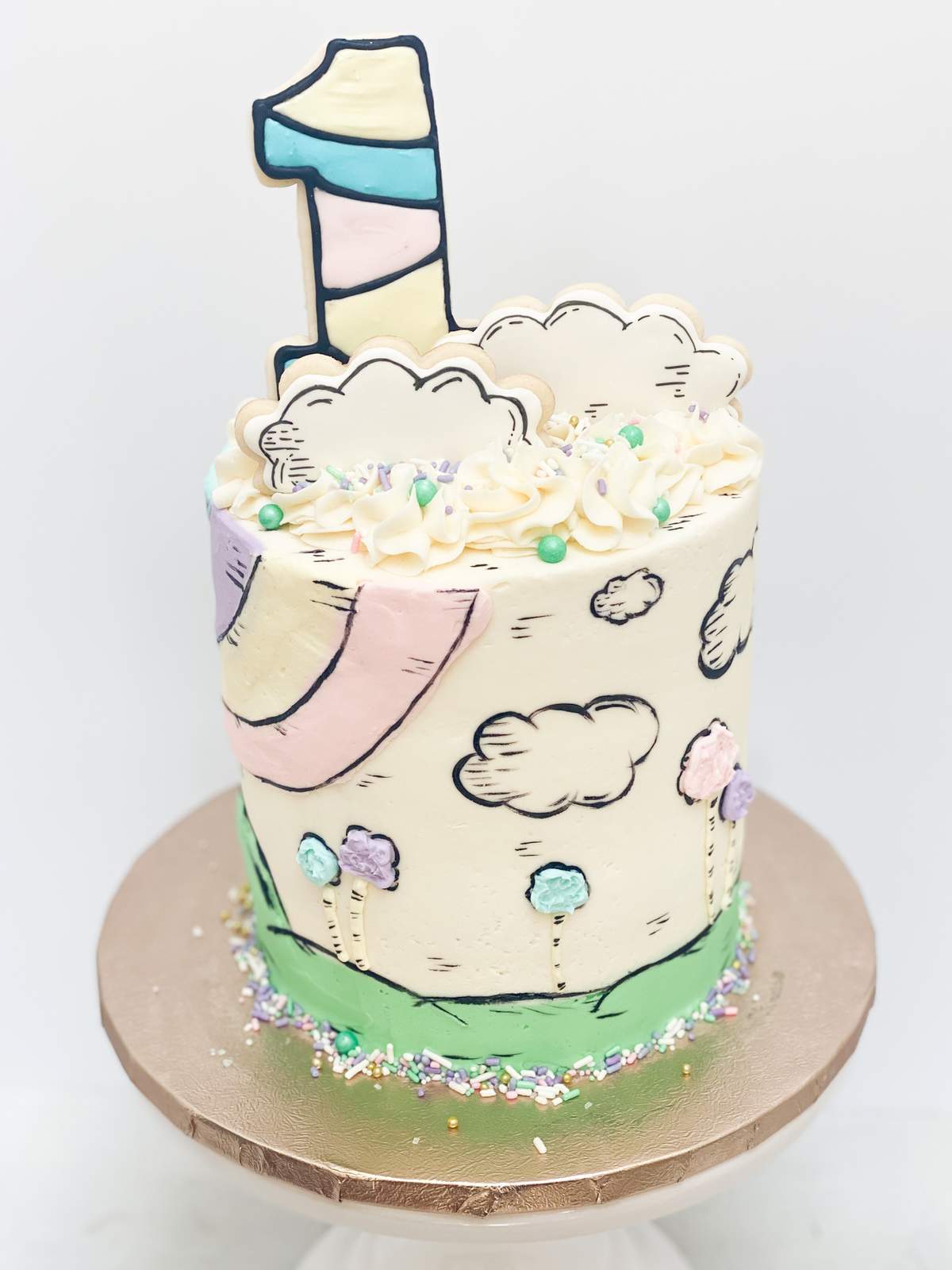 Boy/Girl Twins 1st Birthday  - “Oh The Places They’ll Go” Dr. Suess