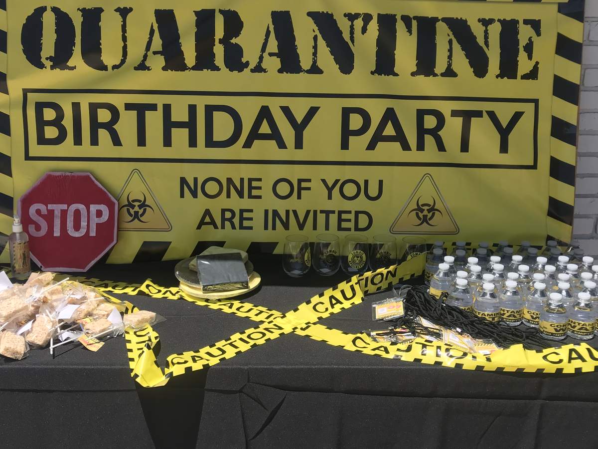 Quarantine Birthday Party Ideas Photo 7 of 12 Catch My Party