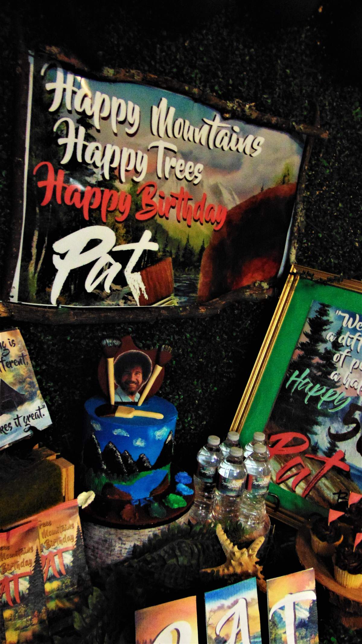 Pat's Bob Ross Paint Party - Paint and Sip