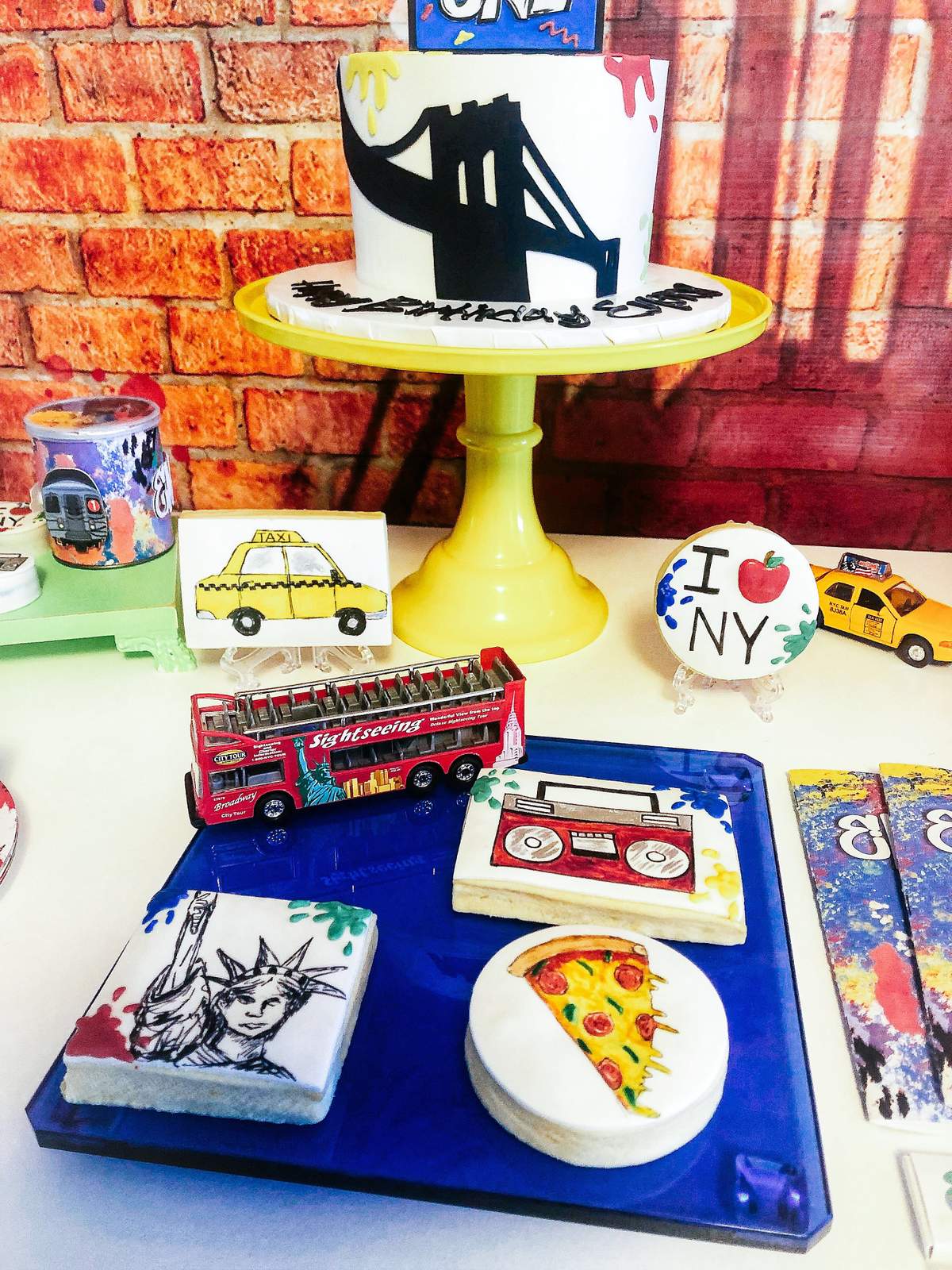 Graffiti New York/Brooklyn Theme Birthday Party Ideas | Photo 1 of 15 |  Catch My Party