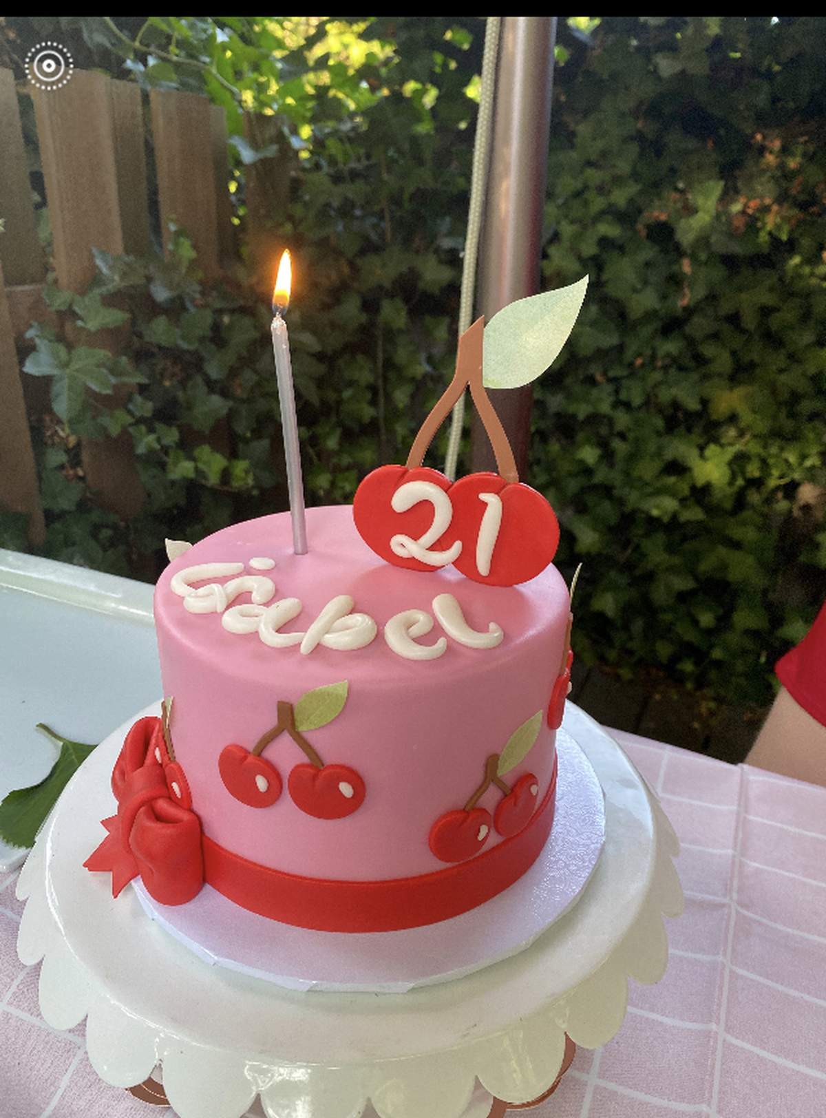 21st birthday picnic - Cherry baby