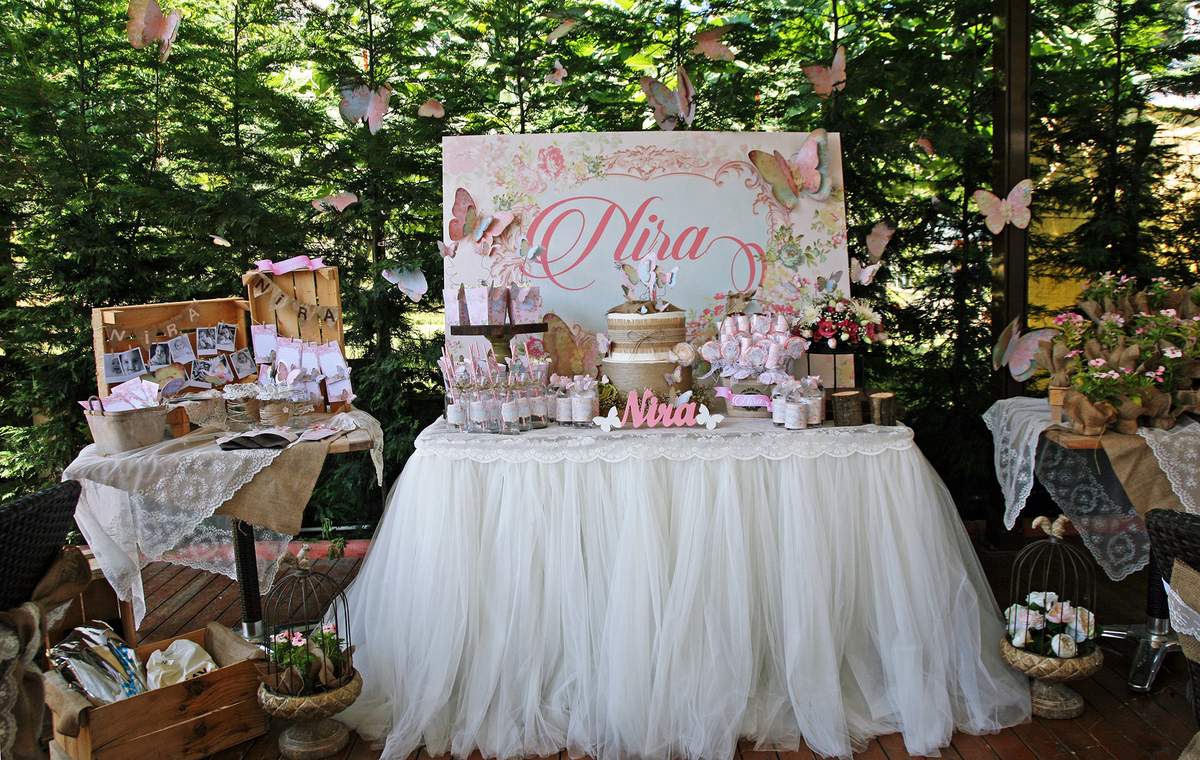 Vintage Butterfly Birthday Theme - Vintage Butterfly