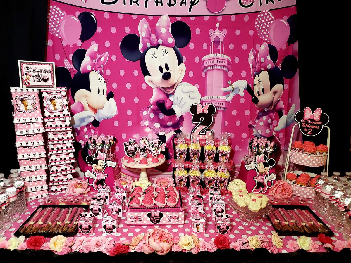 Minnie Mouse Birthday - Oh Twoodles! I'm Two.