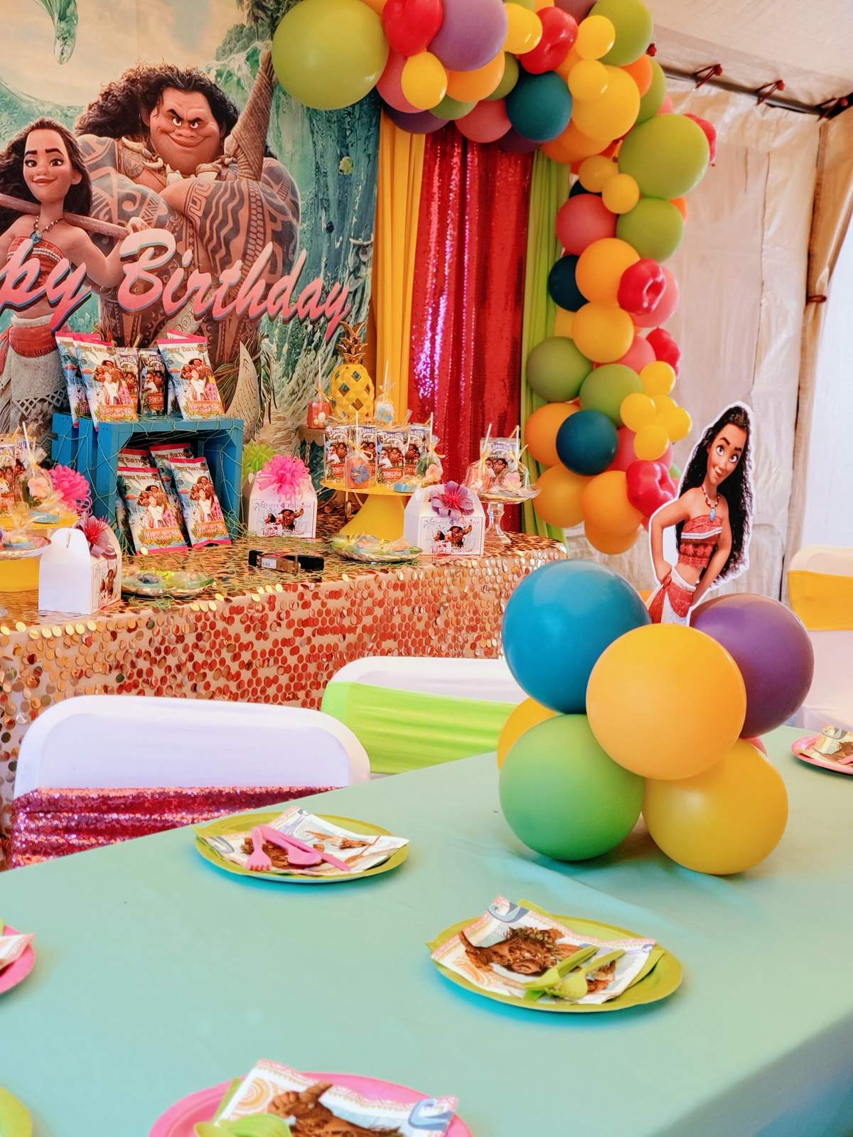 Helena turns 4 - Moana