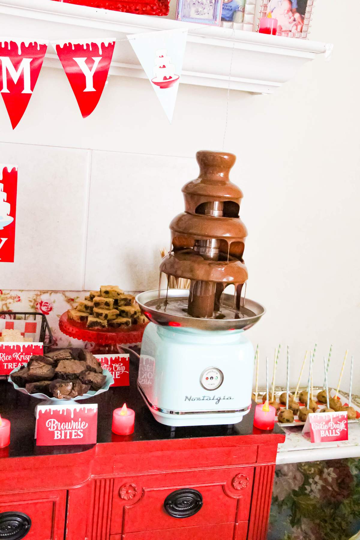 Chocolate Fountain Birthday Party Ideas Photo 1 of 33 Catch My Party