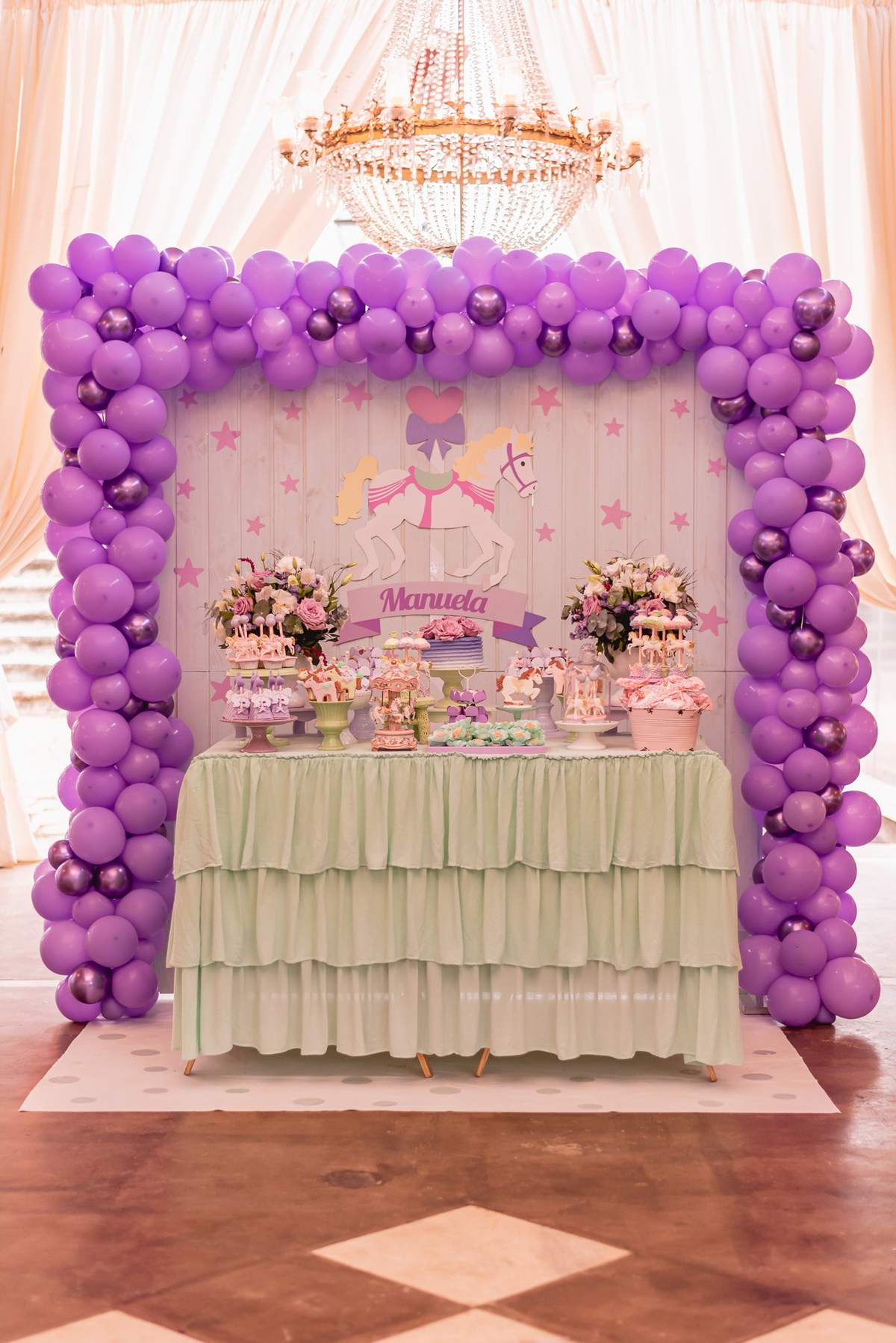 Carousel / Birthday “Manuela first Birthday " | Catch My Party