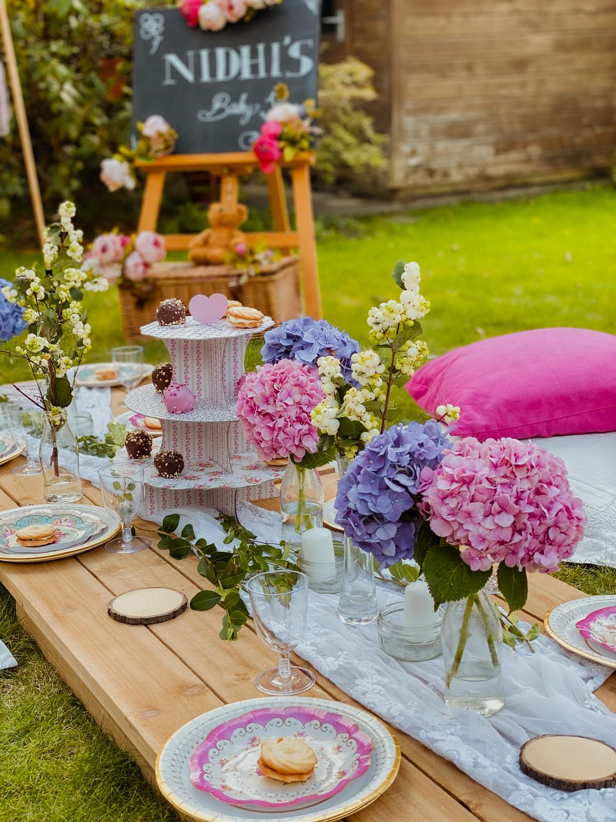 Pink picnic Baby Shower Party Ideas Photo 1 of 6 Catch My Party