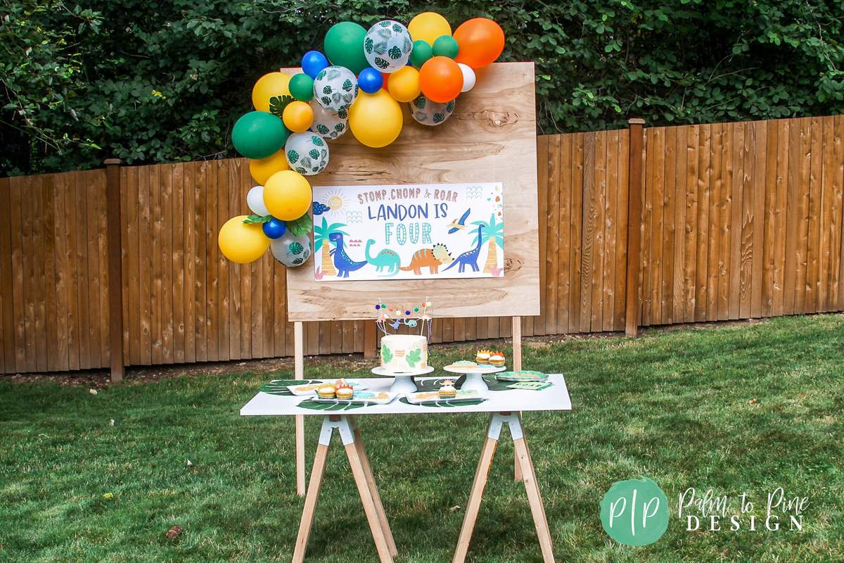 Dino-Four Birthday Bash - Dinosaur