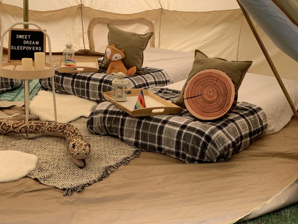 Sweet Dream Sleepovers Party  - Camping style